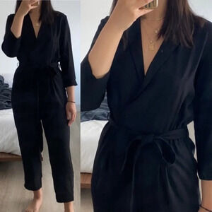 Aritzia Babaton Karl  Jumpsuit Black Size 4